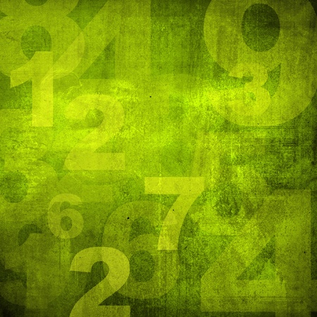 retro style numbers-background in grunge styleの写真素材