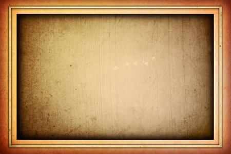 highly Detailed grunge brown frame with space の写真素材