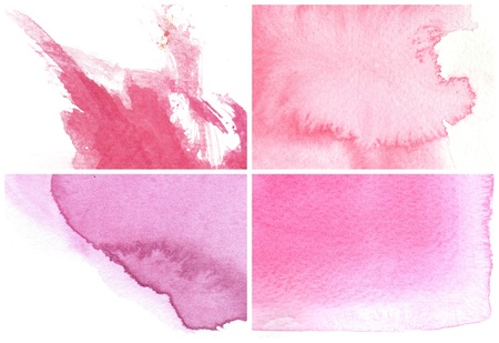 watercolor paints on a rough texture paper
の写真素材