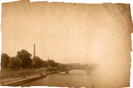 beautiful Parisian streets - with space for text or imageの写真素材