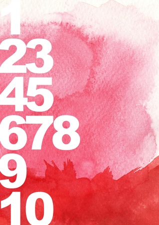 retro style numbers-background in grunge styleの写真素材