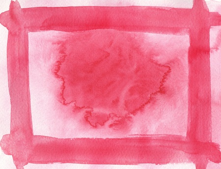 watercolor paints on a rough texture paperの写真素材