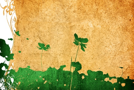 floral style textures with space for text or imageの写真素材