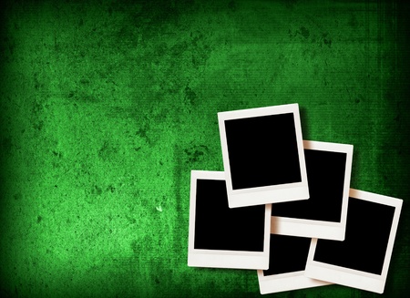 vintage instant photo with grunge background の写真素材