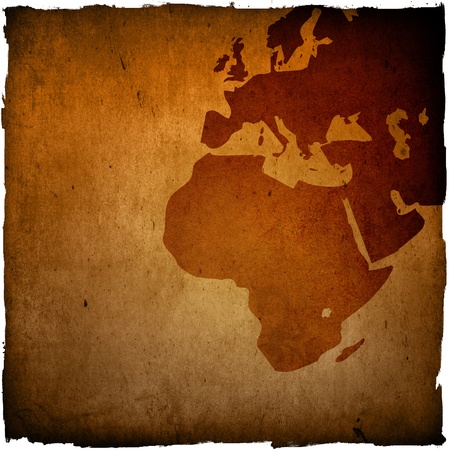 aged Europe map-grunge artwork