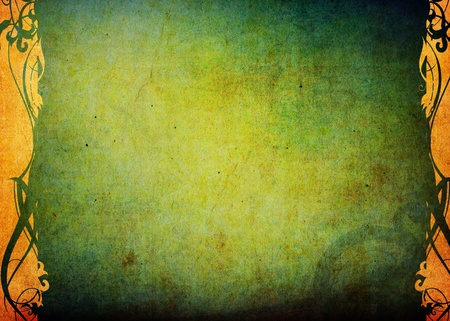 highly Detailed grunge background frame with spaceの写真素材