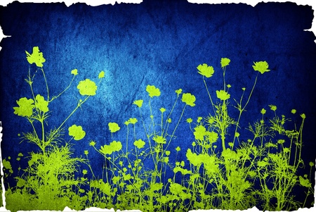 floral style textures with space for text or imageの写真素材