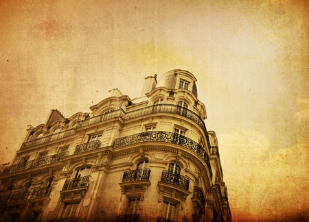 old-fashioned paris franceの写真素材