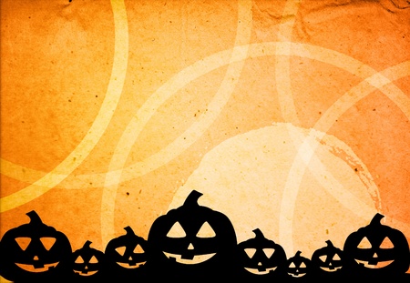 Halloween pumpkins with pumpkin friendsの写真素材