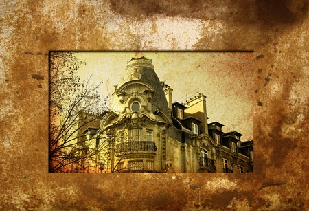 Old-fashioned paris franceの写真素材