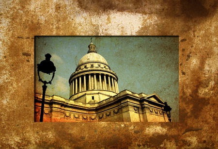 Old-fashioned paris franceの写真素材