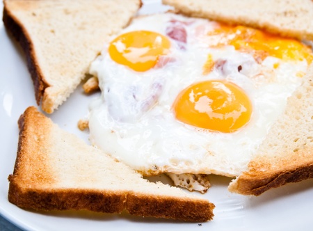 Prepared Egg - Isolated prepared egg under the sunの写真素材