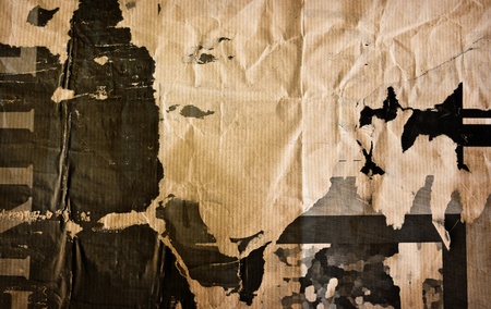 Old posters grunge textures and backgroundsの写真素材