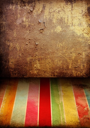 grunge 3d room,may use as backgroundの写真素材