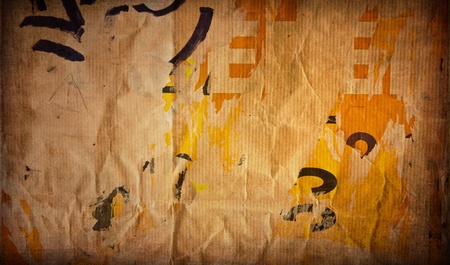 Old posters grunge textures and backgroundsの写真素材