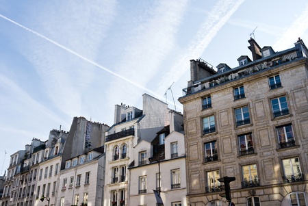 beautiful Parisian streets - with space for text or imageの写真素材