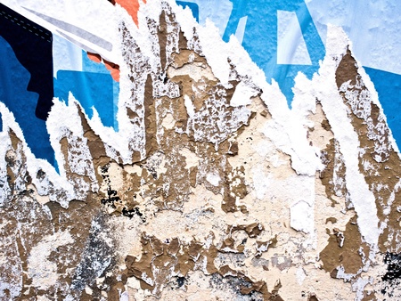 Old posters grunge textures and backgroundsの写真素材