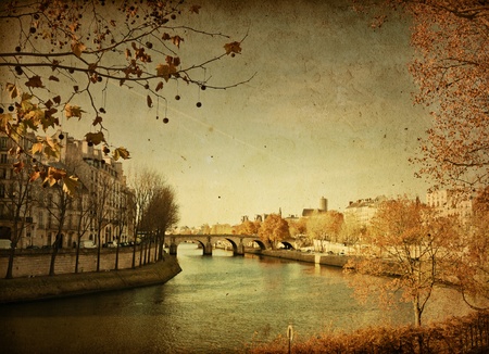 beautiful Parisian streets - with space for text or imageの写真素材