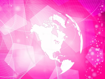 America map technology style artwork for your designの写真素材