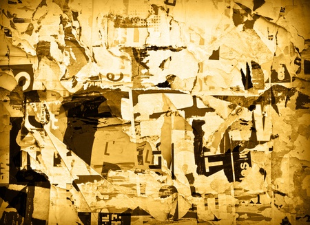 Old posters grunge textures and backgroundsの写真素材
