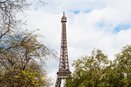 The Eiffel Tower (nickname La dame de fer, the iron lady),The tower has become the most prominent symbol of both Paris and Franceの写真素材