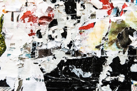 Old posters grunge textures and backgroundsの写真素材