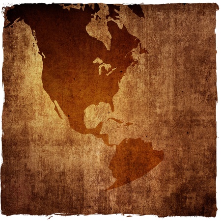aged America map-grunge artworkの写真素材