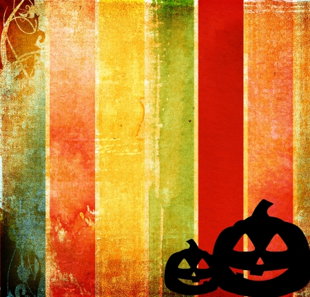 Halloween pumpkins with pumpkin friendsの写真素材