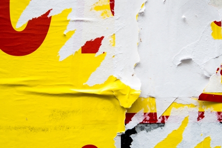 Old posters grunge textures and backgroundsの写真素材