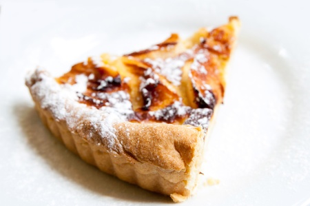 one slice of pie dessert ready to eatの写真素材