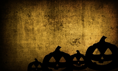 Halloween pumpkins with pumpkin friendsの写真素材