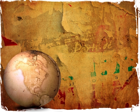 aged America map vintage artwork for your designの写真素材