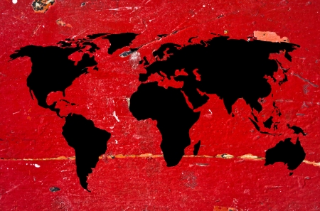 world map vintage artwork - perfect background with space for text or imageの写真素材