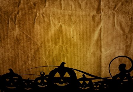 Halloween pumpkins with pumpkin friendsの写真素材