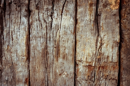 Vintage stained wooden wall background textureの写真素材