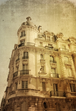 old-fashioned paris france -  with space for text or imageの写真素材