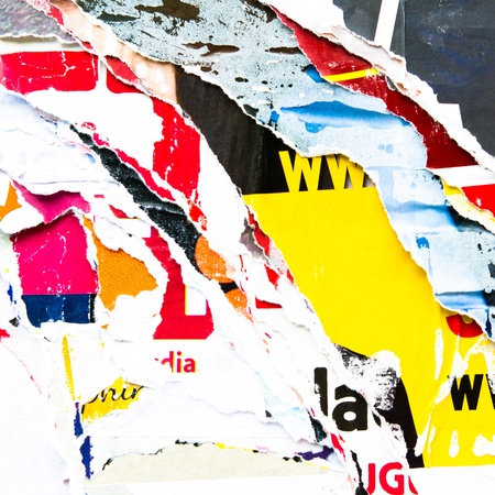 Old posters grunge textures and backgroundsの写真素材