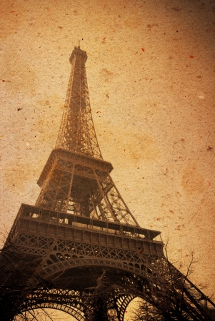The Eiffel Tower (nickname La dame de fer, the iron lady),The tower has become the most prominent symbol of both Paris and Franceの写真素材