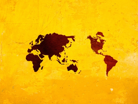 world map vintage artwork perfect background with spaceの写真素材