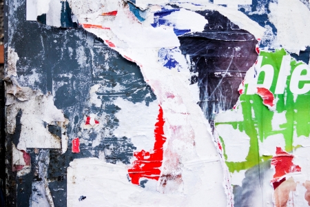 Old posters grunge textures and backgroundsの写真素材