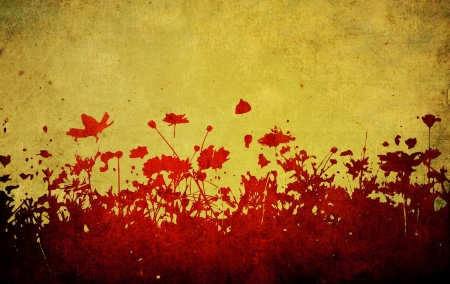 floral style textures with space for text or imageの写真素材