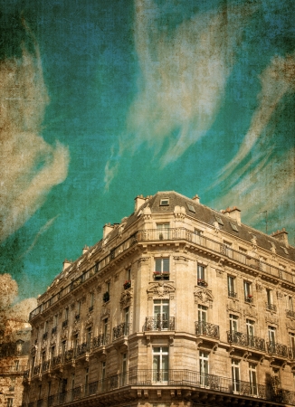 beautiful Parisian streets - with space for text or imageの写真素材