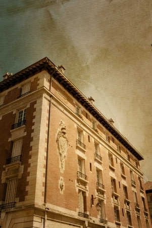 old-fashioned paris france -  with space for text or imageの写真素材