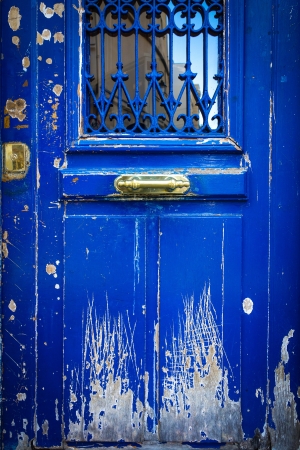 wooden door grunge textures and backgroundsの写真素材