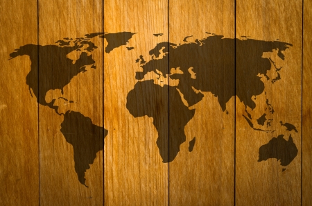 world map vintage artwork - perfect background with space for text or imageの写真素材
