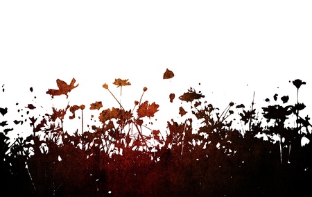 floral style textures with space for text or imageの写真素材