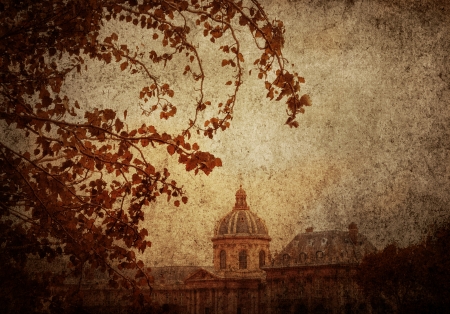 beautiful Parisian streets - with space for text の写真素材