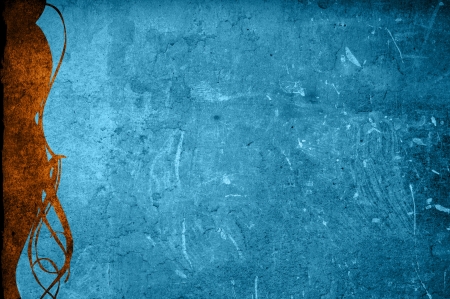 highly Detailed textured grunge background frame with space for your projects の写真素材