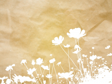 floral style textures with space for text or imageの写真素材