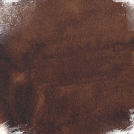 borwn watercolor background for your design painting on paper from my originals の写真素材